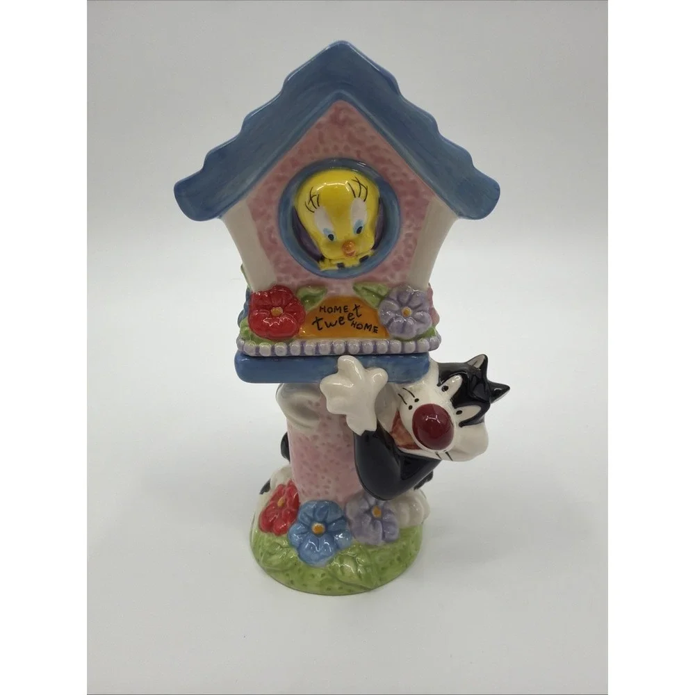 Gibson Looney Tunes Home Tweet Salt Pepper Shakers Tweety Bird Sylvester VTG